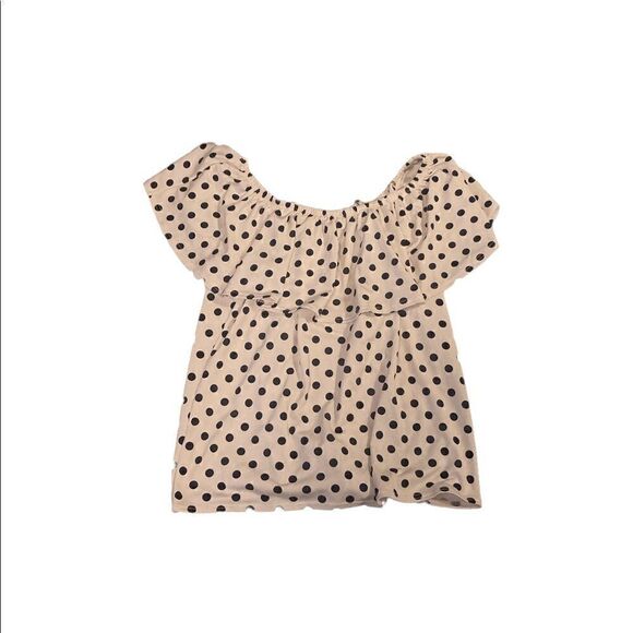 First Love Polkadotted Blouse Size Large - Picture 2 of 2